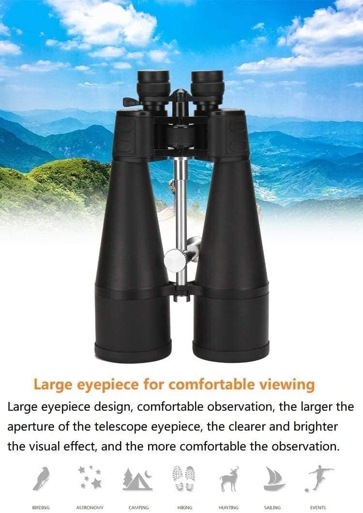 Prismáticos 30-260X160 Potente Zoom Profesional Telescopio HD Vison High Times Binocular Largo Alcance para Observar Estrellas, Binoculares Adultos