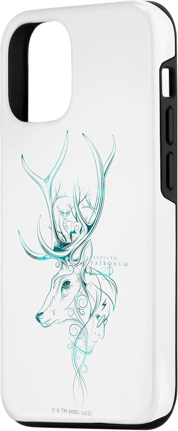 Funda de arte intrincada para iPhone 13 Harry Potter Expecto Patronum