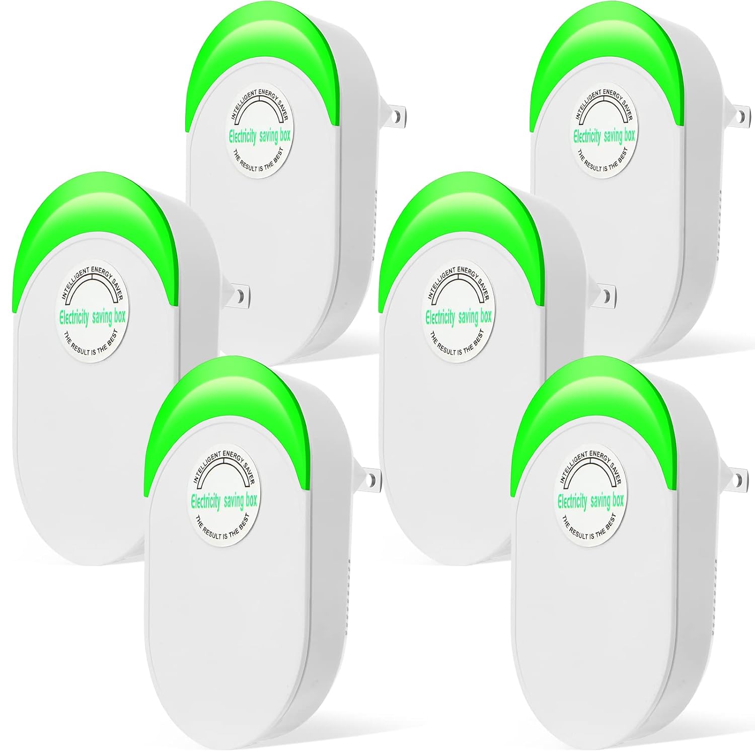 Fabbay Caja de ahorro de energía de 30 KW, 6 unidades, ahorro de energía, regletas de alimentación para el hogar, dispositivo de voltaje estable