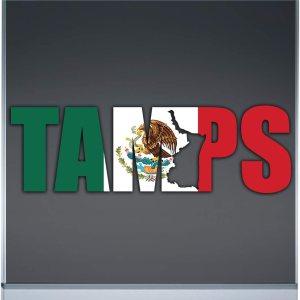 Tamps Tamaulipas Calcomania Mapa Mexico (Full Color, 22″x6.8″) Tamps Tamaulipas Calcomania Mapa Mexico (Full Color, 22″x6.8″)