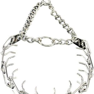 Herm Sprenger – Collar de punta de 25 pulgadas de largo para cuellos de hasta 22 pulgadas, acero cromado Herm Sprenger – Collar de punta de 25 pulgadas de largo para cuellos de hasta 22 pulgadas, acero cromado