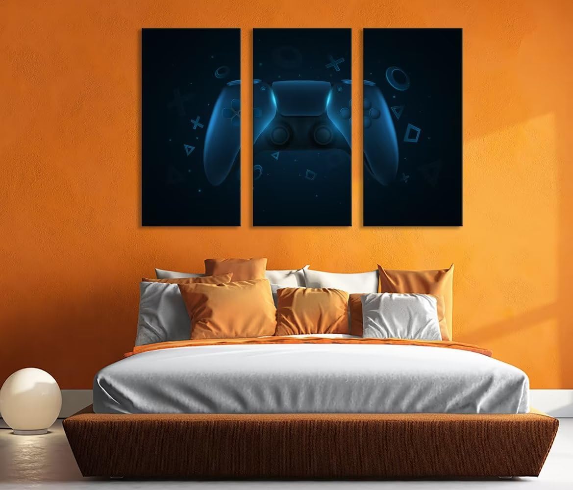 Decoración de pared para sala de juegos, lienzo, arte de pared para sala de estar, dormitorio, baño, decoración del hogar, póster de juego, obras de