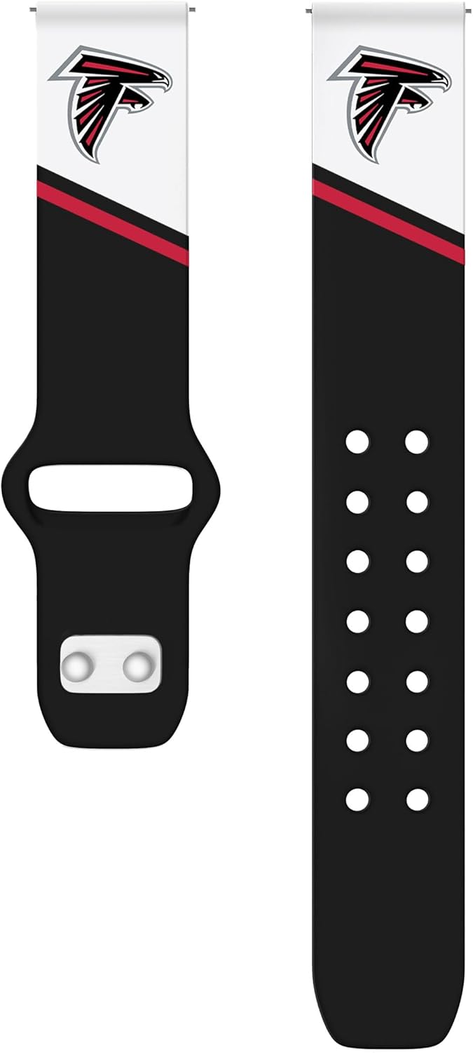 Game Time Atlanta Falcons HD Champion Series – Correa de reloj compatible con Samsung Galaxy Watch