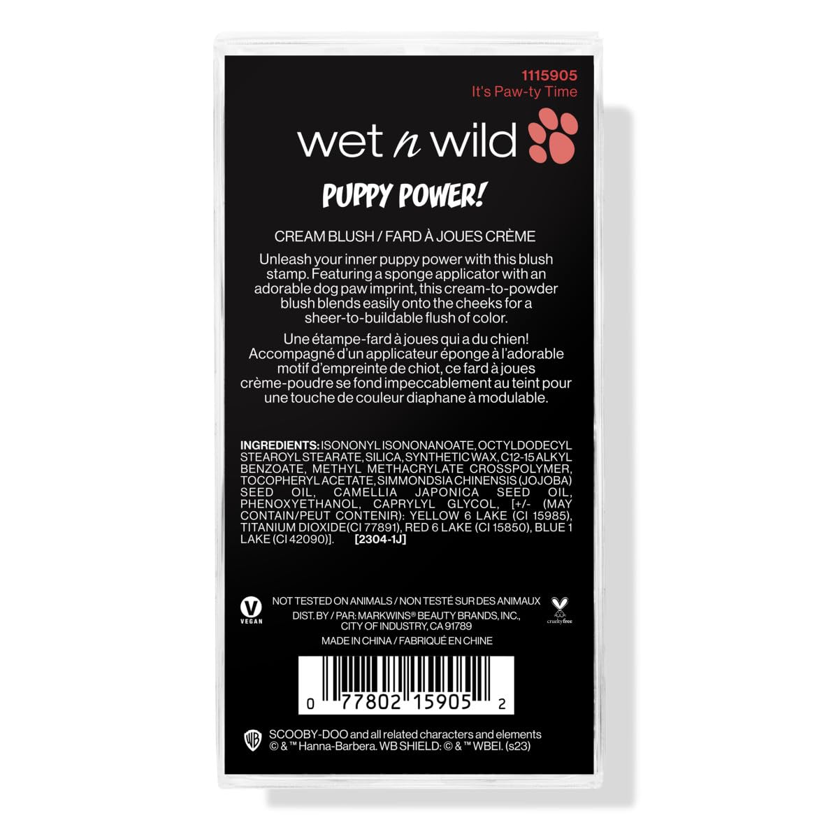 wet n wild Scooby Doo Collection Puppy Power – Rubor en crema – Es hora de Paw-ty