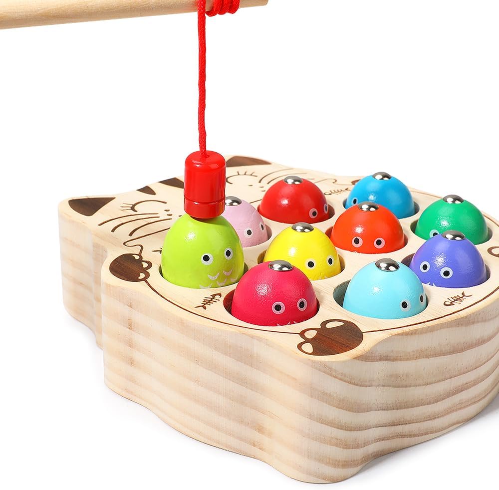 Juguete Montessori de madera para niños de 1, 2, 3 años, educativa preescolar, coordinación de ojos y manos, juguete de aprendizaje para niños