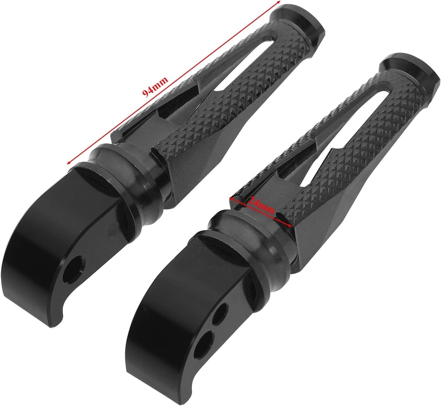 Estriberas traseras Pedal Pasapiés Pasajero para Yamaha R3 R25 R15 T-MAX 530 TMAX 530 T-MAX 500 TMAX500 XJ6 MT07 MT09 MT10 MT 07 MT 09 MT 10 (Color