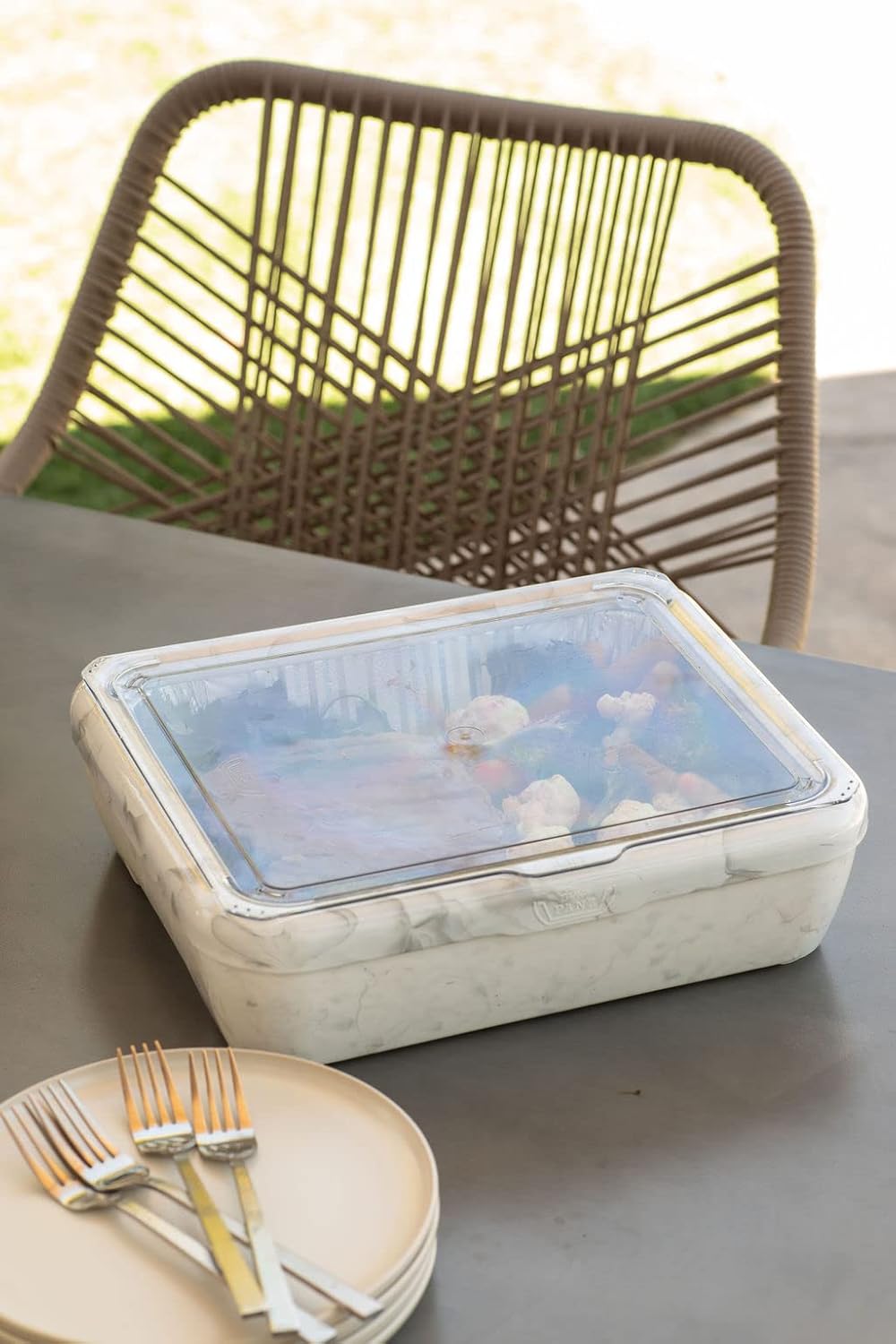 Fancy Panz Sartén clásica, viste y protege tu bandeja de aluminio, fabricada en Estados Unidos, se adapta a sartenes de papel de aluminio de tamaño