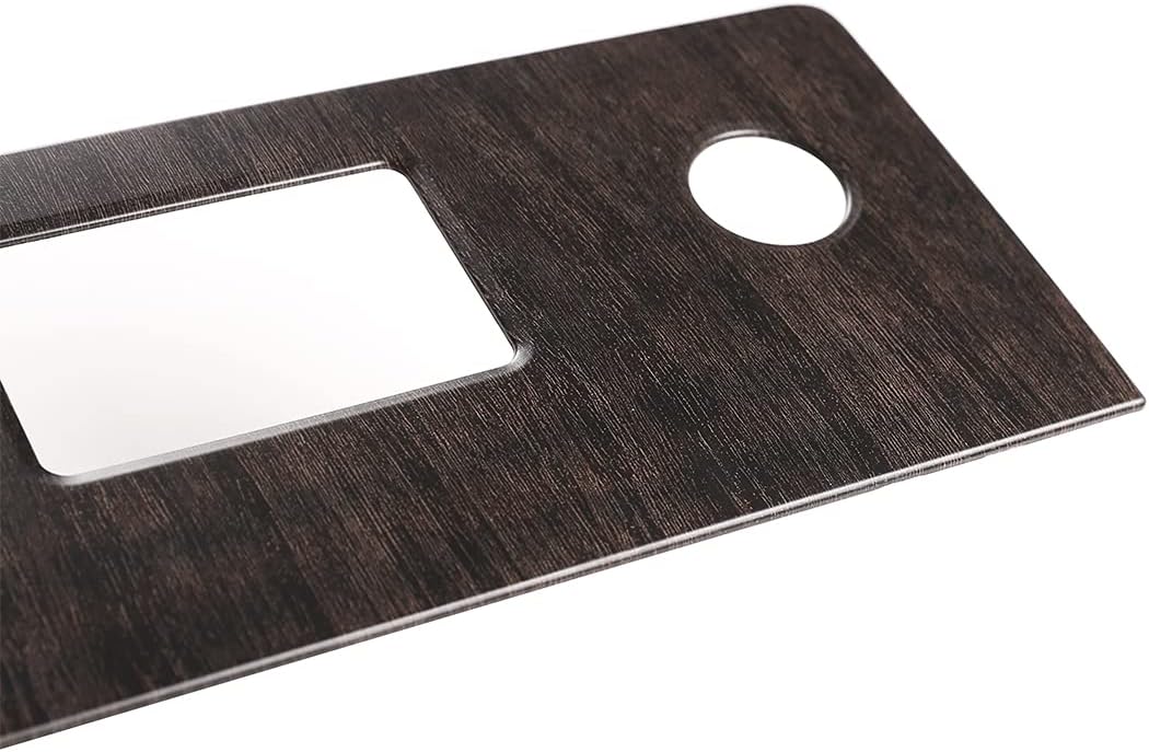 YIWANG LHD para Land Rover Discovery 5 2021-2022 ABS Panel de engranajes de control central del coche decorativo Marcos Cubiertas etiqueta engomada