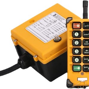 Control remoto de grúa de 12 V, controlador de elevación IP65 resistente, interruptor industrial, control remoto de elevación de grúa VQP con 1 Control remoto de grúa de 12 V, controlador de elevación IP65 resistente, interruptor industrial, control remoto de elevación de grúa VQP con 1