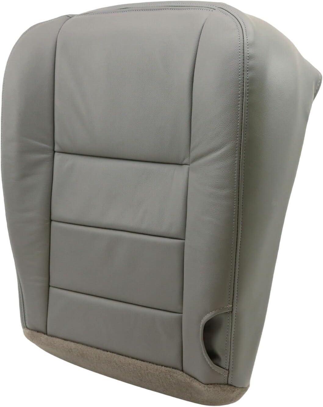 2002 2003 2004 para Ford F250 Lariat Super Duty Funda de asiento de cuero para el conductor gris