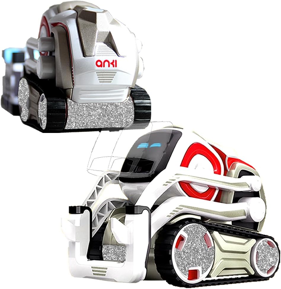 IPG Para Cozmo Robot Face Screen Guard Kit de Decoración Incluye Ruedas y Cuerpo Set 7 Unidades Calcomanías+2 Unidades Protector de Pantalla (Brillo