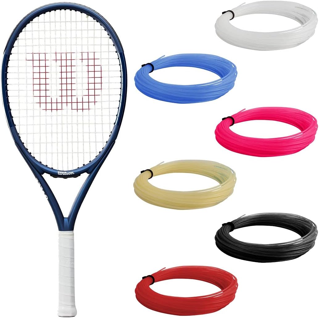 Wilson Triad Three (16 x 19) – Raqueta de tenis con cuerda Syn Gut en tu elección de color