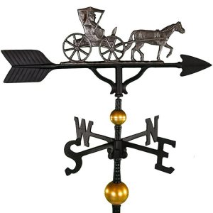 Veleta de lujo de 32 pulgadas con adorno de médico de campo de hierro sueco Veleta de lujo de 32 pulgadas con adorno de médico de campo de hierro sueco