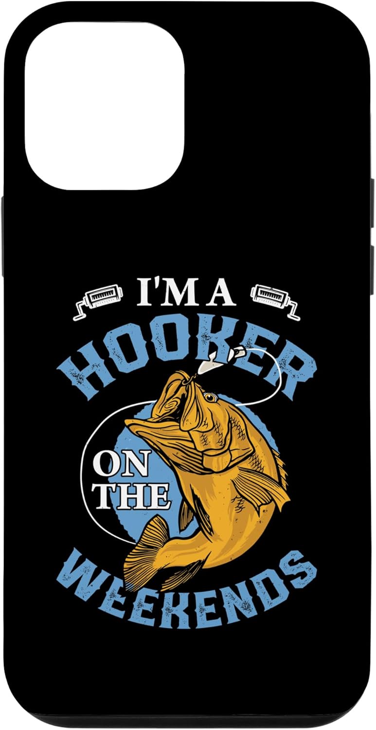 iPhone 12 mini Funny Bass Fishing Fisherman Adult Men Case