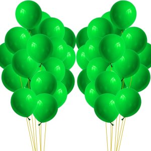 50 globos verdes para baby shower, boda, despedida de soltera, decoración de fiesta de cumpleaños 50 globos verdes para baby shower, boda, despedida de soltera, decoración de fiesta de cumpleaños