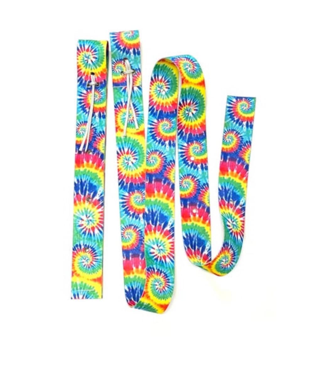 tie dye cinch strap set off billet and Latino