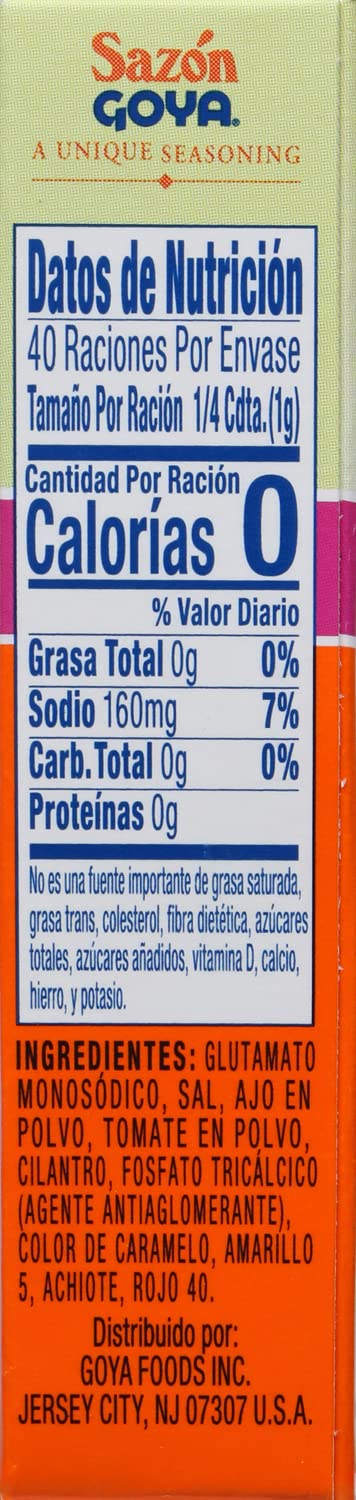 Goya Sazon con cilantro y tomate – 1.41 oz.