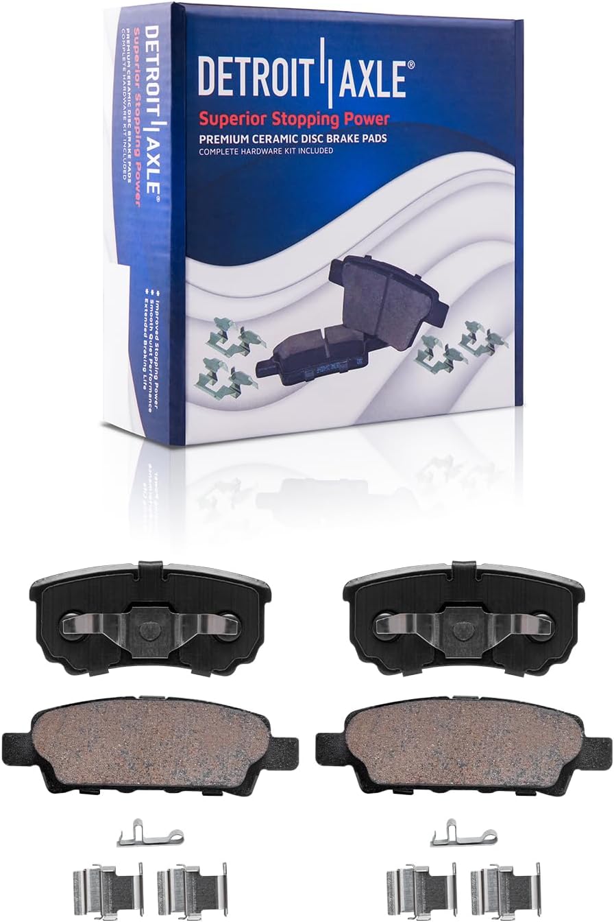 Detroit Axle – Rotores perforados delanteros y traseros de 11.57 pulgadas (11.575 in) y 10.31 pulgadas (10.315 in) de repuesto para 200 Sebring