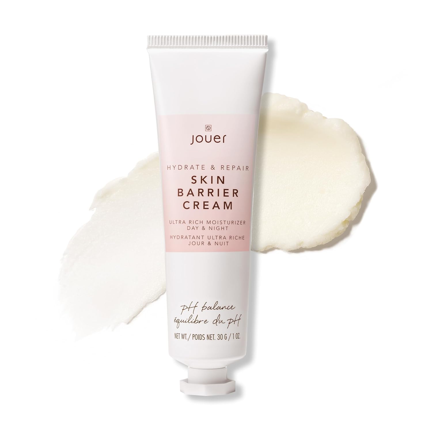 Jouer Skin Barrier Cream – Crema hidratante reparadora de barrera cutánea – Crema hidratante de ácido hialurónico DD – Crema antiarrugas – Crema