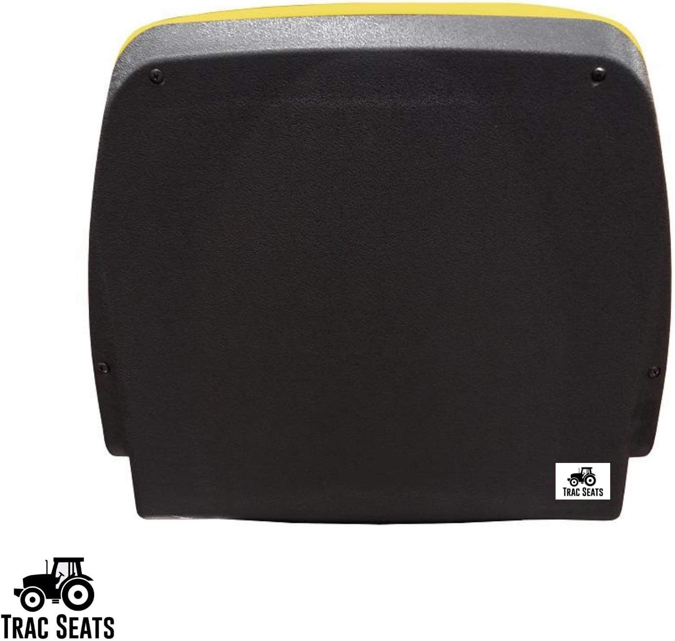TRAC SEATS Asiento de tractor amarillo para John Deere 325 335 345 355D GT225 GT235 GT235E LX255 LX277 LX279 LX288 Tractor de cortacésped AM131531,
