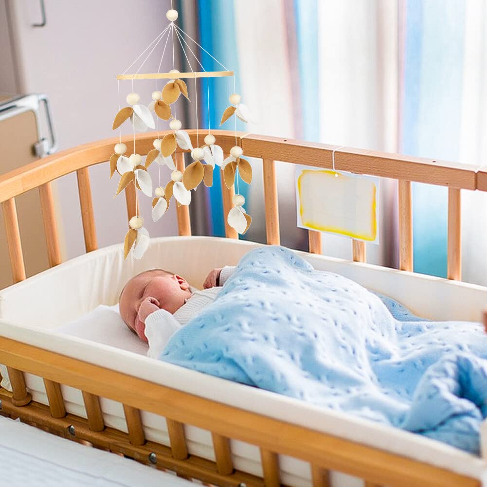 Móvil para bebé, campana de cama con bola de fieltro, para guardería, móvil, colgante de bebé, juguete para cuna, móvil para niñas, niños,