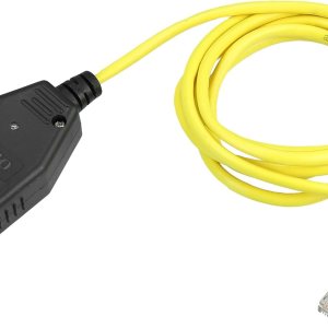X AUTOHAUX Cable de interfaz OBD para BMW ENET E-SYS ICOM Automotriz Instrumento de diagnóstico de instrumento de diagnóstico Herramienta de escaneo X AUTOHAUX Cable de interfaz OBD para BMW ENET E-SYS ICOM Automotriz Instrumento de diagnóstico de instrumento de diagnóstico Herramienta de escaneo