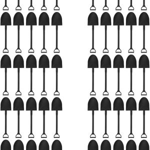 KALLORY 50 cucharas desechables de pala, cucharas de helado, mini postres de plástico, pala, pudín, cucharas de yogur, cucharas de degustación para KALLORY 50 cucharas desechables de pala, cucharas de helado, mini postres de plástico, pala, pudín, cucharas de yogur, cucharas de degustación para