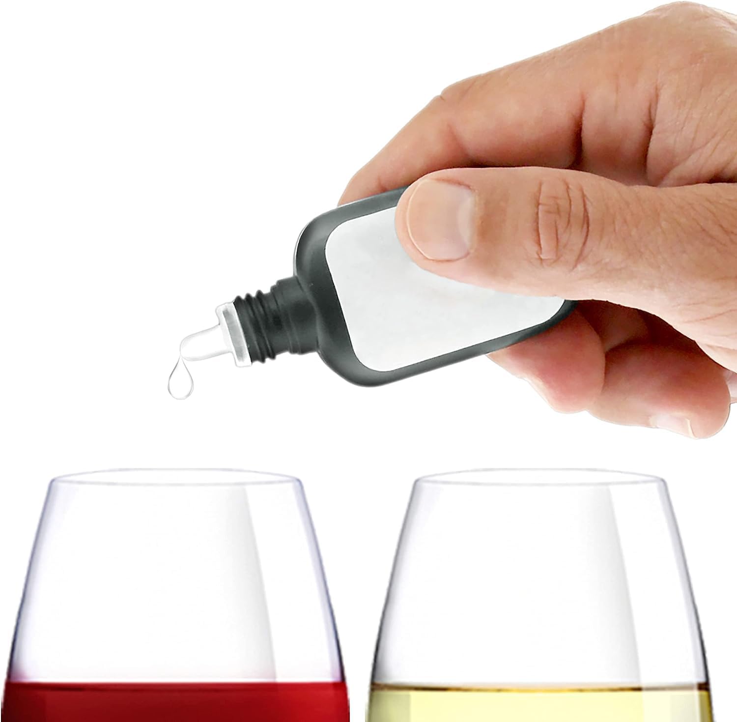 Las gotas de vino reducen los sulfitos y taninos en el vino tinto y blanco, las alergias al vino y las histaminas, eliminan las sensibilidades del