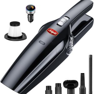 Aspiradora de mano inalámbrica recargable con alta succión para automóviles, hogares y oficinas. Esta aspiradora portátil, accesorios para cámper y Aspiradora de mano inalámbrica recargable con alta succión para automóviles, hogares y oficinas. Esta aspiradora portátil, accesorios para cámper y