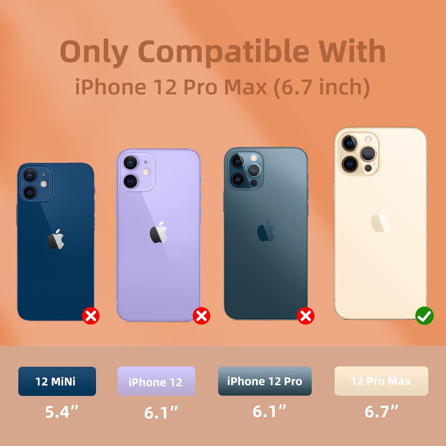 K TOMOTO – Funda de silicona líquida compatible con iPhone 12 Pro Max 6.7 pulgadas, funda de gel de protección completa con forro de microfibra,