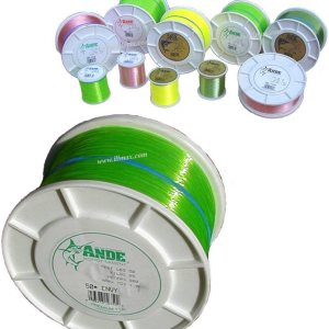 Ande A14-40GE Monofilamento premium, carrete de 14 de libra, prueba de 40 libras, acabado verde brillante Ande A14-40GE Monofilamento premium, carrete de 14 de libra, prueba de 40 libras, acabado verde brillante