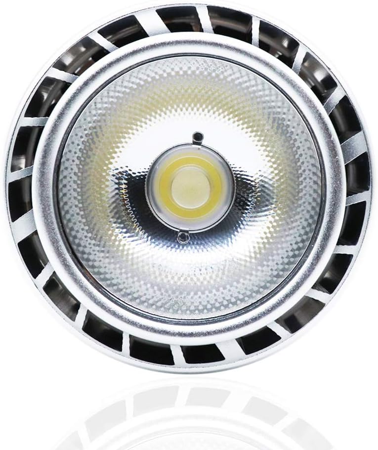 Aolyty 35w (equivalente a 85W) PAR30-COB Bombilla LED blanca 6000K 3500lm E26 Base 24 ángulo de haz COB Chip a bordo Luz con ventilador AC 120v