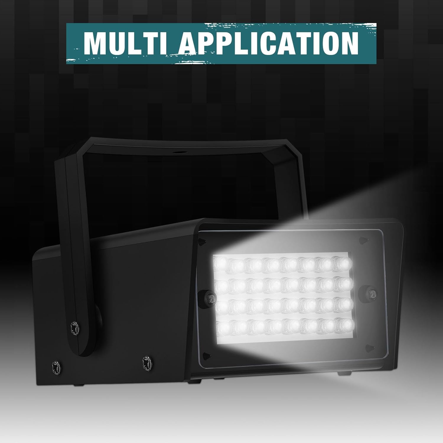 Treela Paquete de 4 luces estroboscópicas para fiesta, luz LED estroboscópica intermitente, mini luces de fiesta, control de velocidad de flash