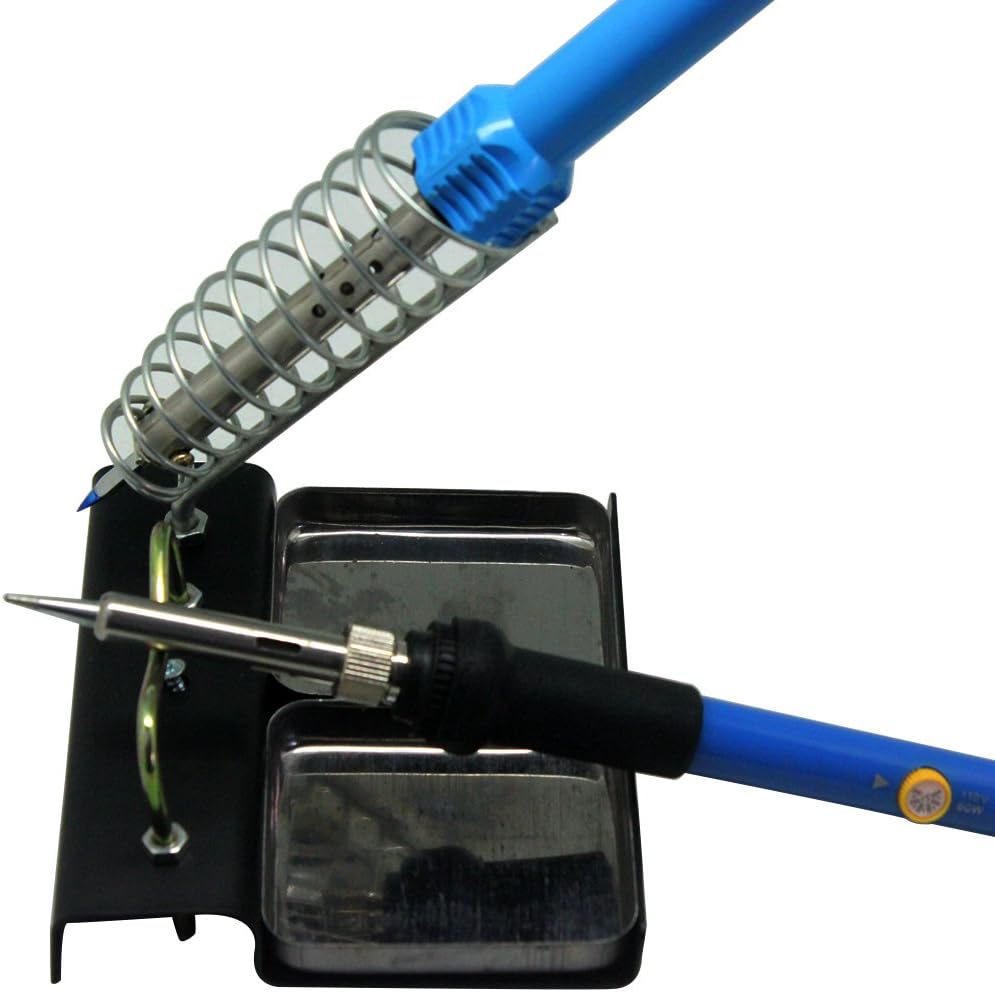 AideBench SPE1 Kit de soldador 23 en 1 30 W 60 W, puntas de soldadura, bomba de desoldadura, alambre de cobre, colofonia, pinzas, soporte de