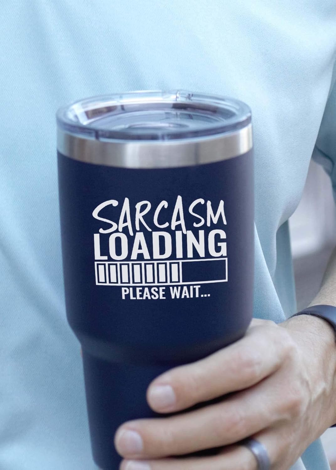 Divertidos regalos de broma para hombres, tazas de café grandes de viaje, idea de regalo novedosa para cumpleaños, Navidad para amigos, novio,