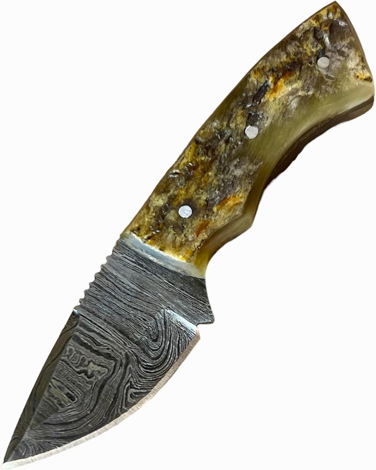 Poshland – Cuchillo BC-69 de acero de Damasco hecho a mano de 5,50 pulgadas