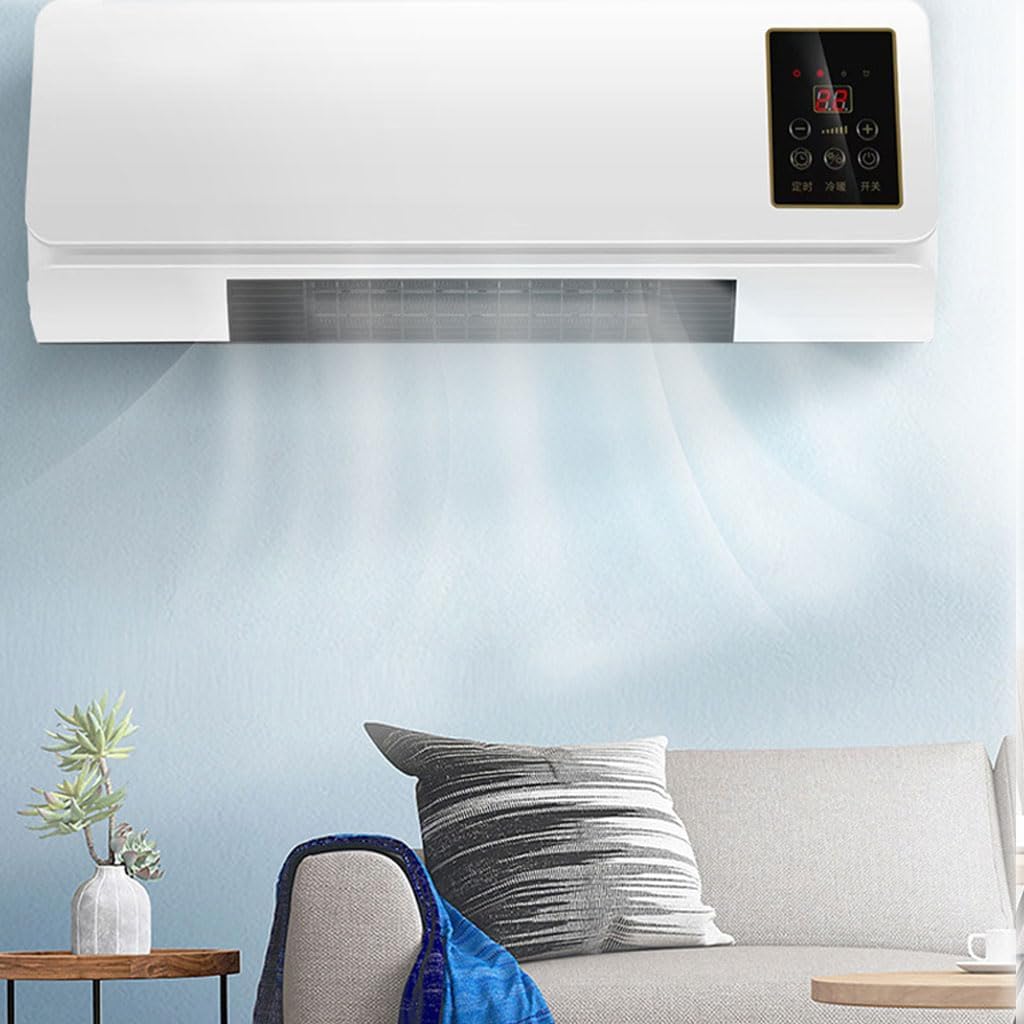 KAMNIK Mini aire acondicionado, mini ventilador de refrigeración y calefacción, mini ventilador de aire portátil de 2000 W, conjunto de aire