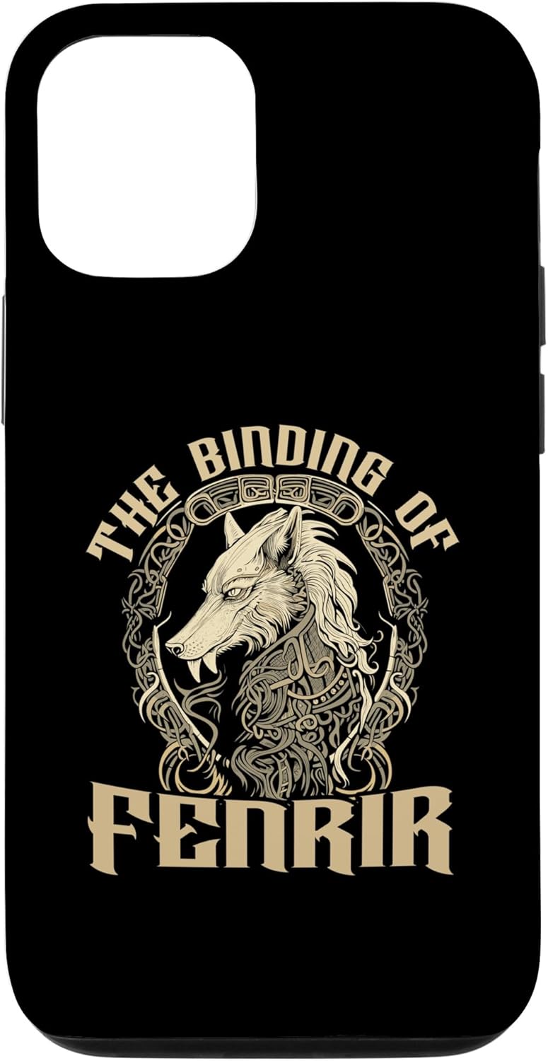 Funda para iPhone 13 Fenrir Wolf Viking Orgullo escandinavo Norsemen Odines Wolf