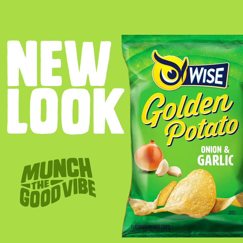 Wise Snacks Chips a granel para aperitivos divertidos y sabrosos, 7.5 onzas (12 unidades) sin gluten, 0.00 oz de grasa trans, sin conservantes