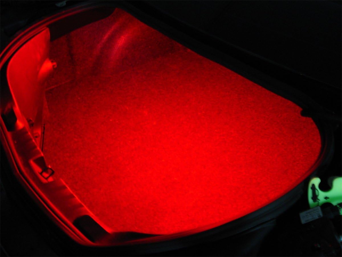 iJDMTOY Conjunto de luz LED para maletero de 2 W, de alta potencia, color rojo brillante, para área de carga, compatible con Honda, compatible con