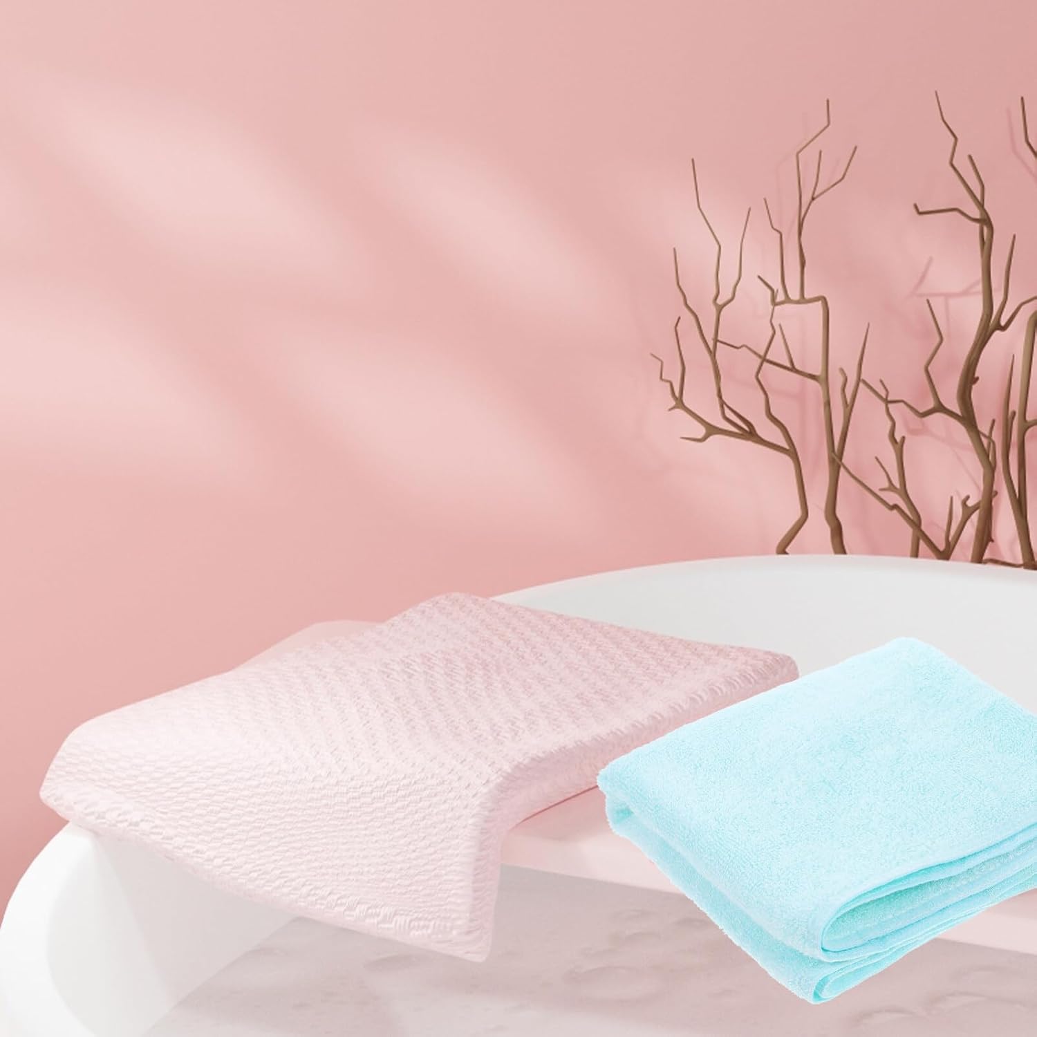 Alipis 2 toallas de baño súper suaves y absorbentes, de 28 x 13 pulgadas, absorbentes, de secado rápido, toallas grandes y ligeras para invitados,