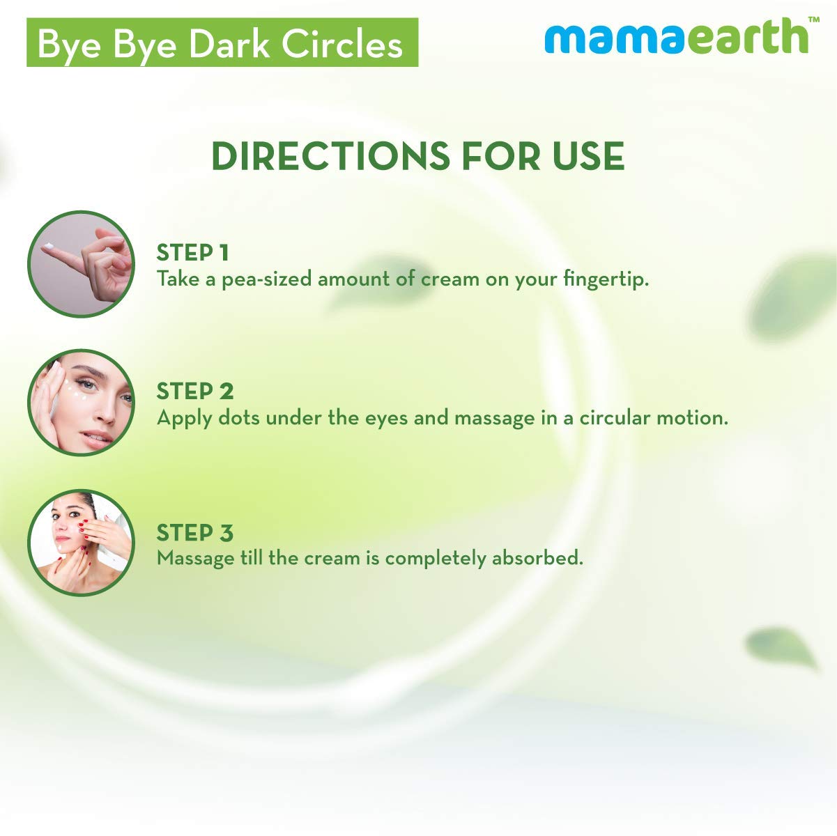 Mama-earth Bye Bye Dark Circle Crema de ojos con pepino para ojeras, 0.7 fl oz