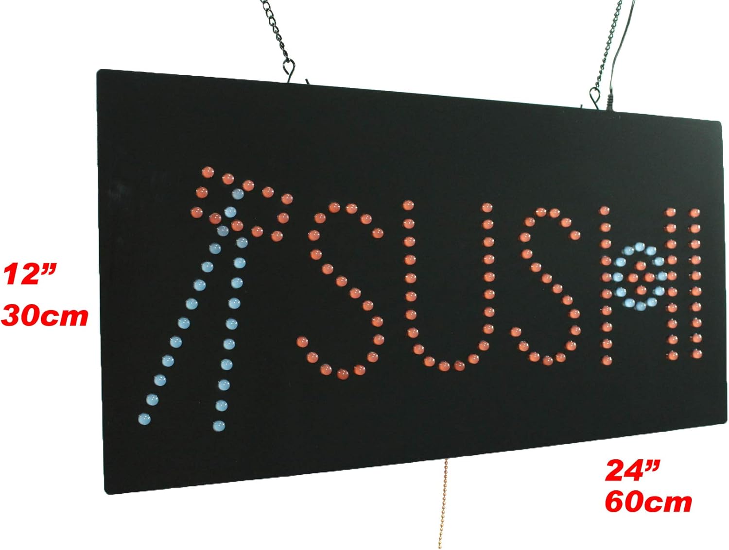 TOPKING Señal de sushi, señalización, LED neón abierto, tienda, ventana, tienda, negocio, exhibición, gran regalo de apertura