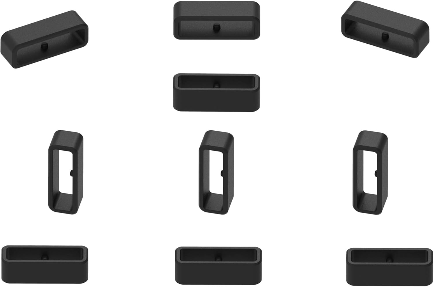 FitTurn Paquete de 6 accesorios de repuesto para anillos de sujeción de banda de silicona, compatibles con Cubitt CT4CT2 Pro GPS Smart Watch Band