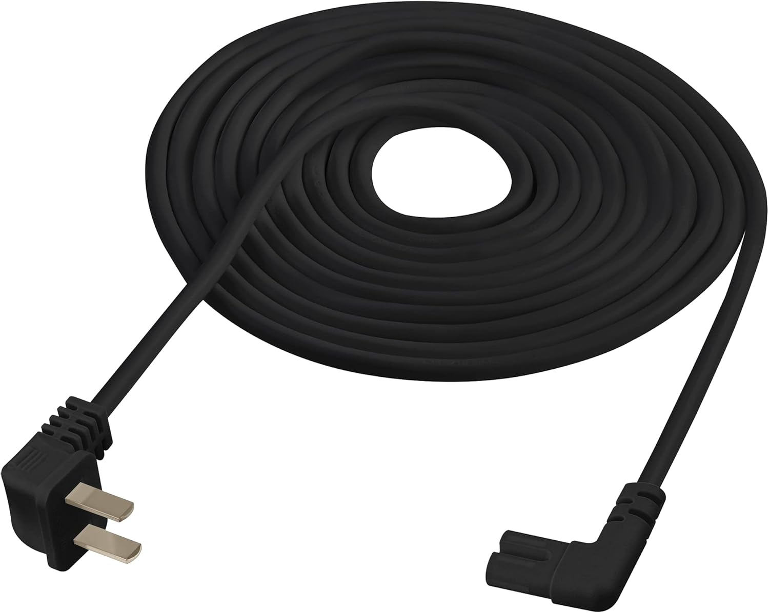 Vebner Cable de alimentación extralargo de 17 pies compatible con pantallas inteligentes LED Samsung y LG TV y muchos otros dispositivos