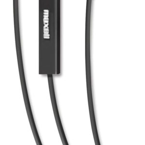 AirStash Maxell 190300 – Auriculares intrauditivos con micrófono integrado, color negro AirStash Maxell 190300 – Auriculares intrauditivos con micrófono integrado, color negro