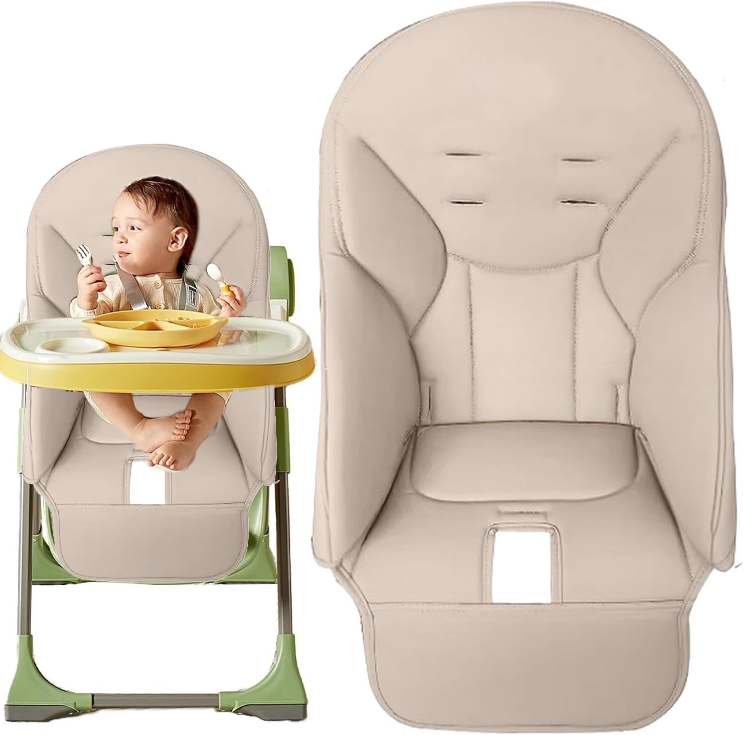 Fundas para silla alta para bebé, cojín de silla alta, funda de repuesto universal para silla alta Gracos, para silla alta Ingenuity