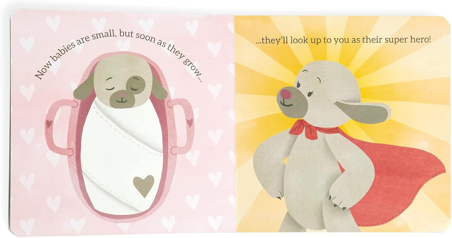 DEMDACO Going to Be A Sister – Libro de cartón duro para niños, color rosa y blanco, 6 x 6 pulgadas