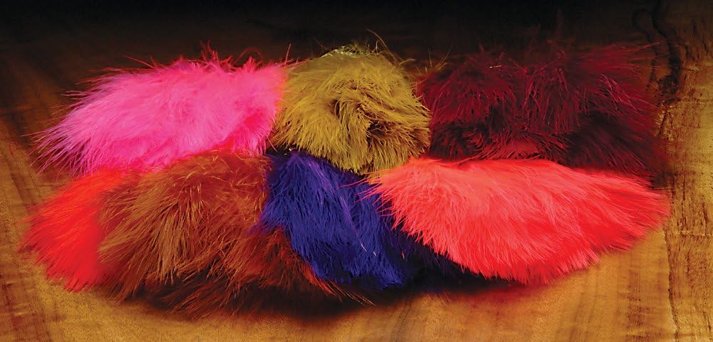 Hareline Marabou Strung Blood Quills paquete de 14 oz