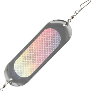 Destellos de pesca, 4.5 pulgadas, esquivador de pesca para troling, señuelos de pesca de 0.81 onzas con luces para agua dulce, Dodgers de pesca y Destellos de pesca, 4.5 pulgadas, esquivador de pesca para troling, señuelos de pesca de 0.81 onzas con luces para agua dulce, Dodgers de pesca y